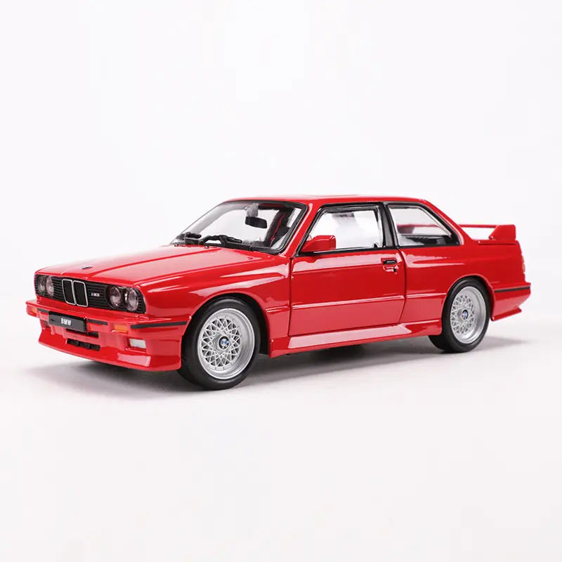 Burago 1: 24 BMW 3 serisi M3 modeli simülasyon Vintage spor araba modeli küçük alaşım araba oyuncak araba modeli