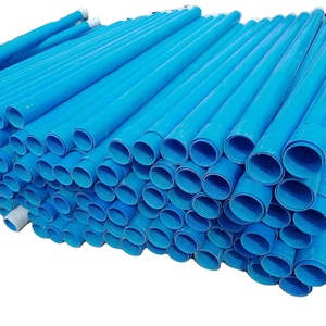 SCH40 mavi UPVC derin su kuyu kuyu kılıf boru/boru 4 "6" 8 "fabrika oluklu ekranlar ile esnek dişli biter - Product Image 6