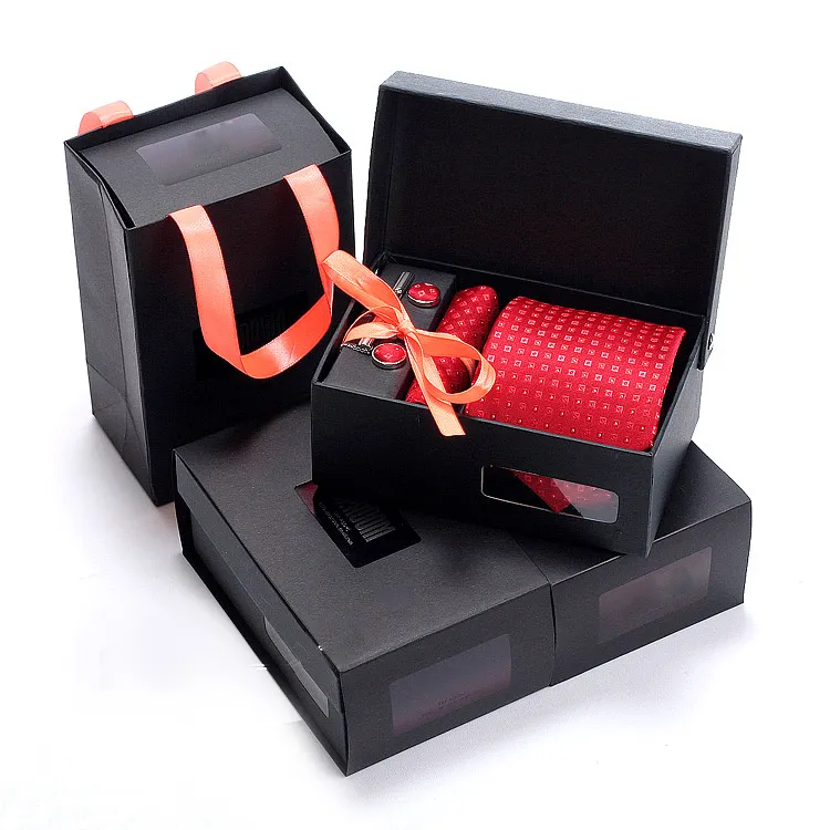 Boîte en papier Offre Spéciale à personnaliser pour hommes, emballage cadeau pour nœuds papillon, accessoire en papier pour cravate