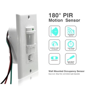 180-Grad-Detektor Menschlicher Bewegungs melder PIR-Bewegungs sensor Wand sensor Bewegungs sensorsc halter Zur Lichts teuerung - Product Image 2