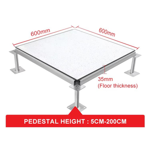 Lingding Anti statik HPL PVC kaplama yükseltilmiş zemin platformu yüksek mukavemetli veri merkezi sunucu odası erişim kat - Product Image 2
