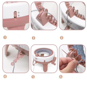 Toptan DIY örgü makinesi oyuncaklar akıllı çocuklar için