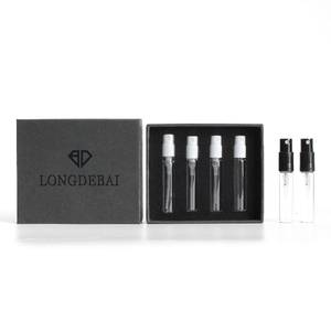 Luxury Wholesale Round 2ml 3ml 5ml <strong>10ml</strong> 20ml Refillable Mini <strong>Empty</strong> Clear Spray Glass Perfume Bottle With <strong>Box</strong> - Product Image 1