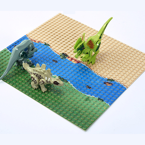32*32-Studs Classic Baseplate with River and Ocean <strong>Pattern</strong> for <strong>Building</strong> <strong>Blocks</strong> 10 X 10 Inches Compatible with Major Bran - Product Image 4