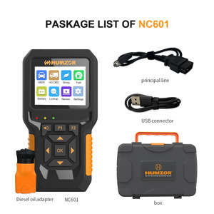 Humzor nc60601 מכונית משאית obd2 קורא את כרטיס הקוד elm3327 כלי סריקה מבחן אבחון משאית עבור 12v24v מכוניות ומשאיות