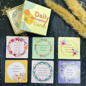 Custom Printing Bible Cards Professional Printing Number Message &amp; Oracle Custom Cars Affirmation 40 Card Deck With Message - Product Image 4