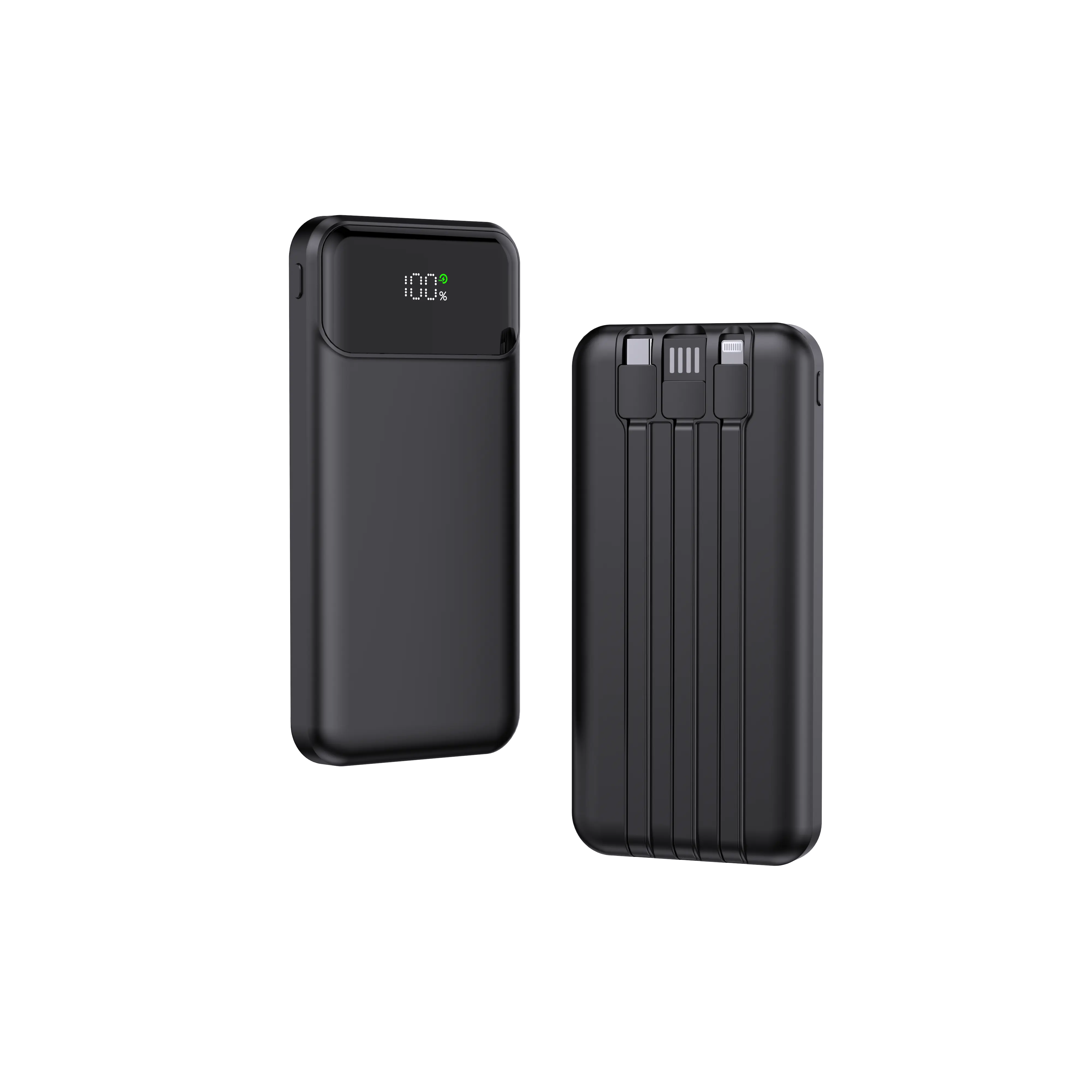Cargador portátil inalámbrico de carga rápida, Banco de energía de 10000 Mah, espejo, paquete de batería externa de 20000mah para Samsung