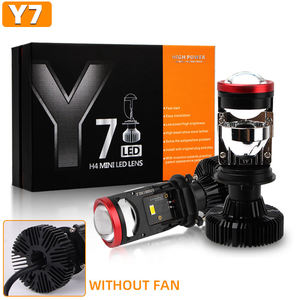 סדרת Y7 הספק גבוה סדרת אפשרויות מרובות מקרן mini עדשה אוטומטית h4 מערכות אור אוטומטי הוביל פנסים