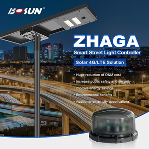 Smart City Lighting IOT 4G/LTE Solución SSLS Luz de calle solar Sistema de gestión de control inalámbrico Controlador de lámpara Ip65 - Product Image 3