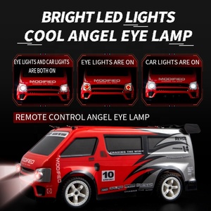 QSファクトリーダイレクトMPVレーシングビークルLEDライト360度回転2.4Ghz 4WD電動玩具リモコンRCドリフトカー - Product Image 4