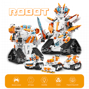Pl003 5 in1 Programmier roboter Modell Baustein Ziegel KIT MOC Stamm roboter Kreative pädagogische Blocks pielzeug Geschenke für Kinder - Product Image 4