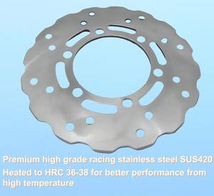 41080-0639 disk fren 190mm arka motosiklet fren diski için Kawasaki KLX KLX 125 klxklx KLX 150 BF disko De Freno Tras