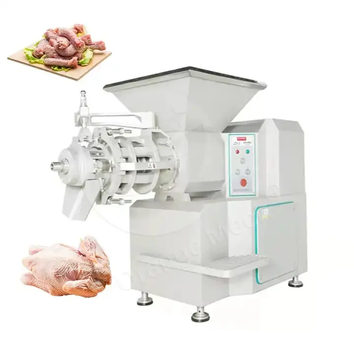 Separador de muslo de pollo congelado mecánicamente codorniz Máquina separada de carne y hueso