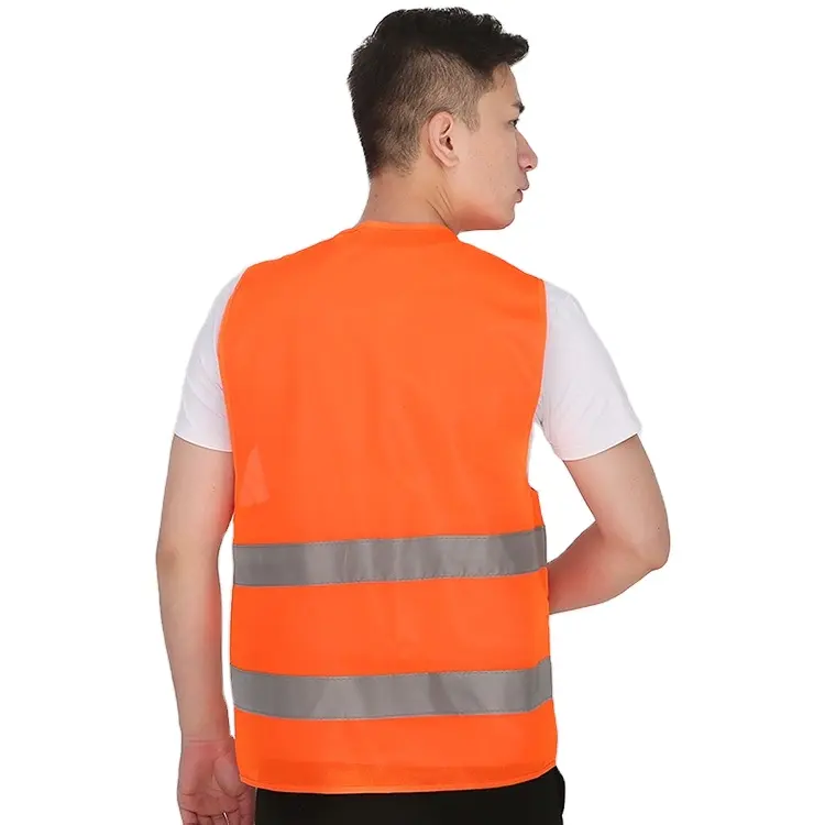 Vêtements de sécurité réfléchissants avec Logo spécial haute visibilité, gilet de sécurité réfléchissant pour le travail sur la route, la Construction