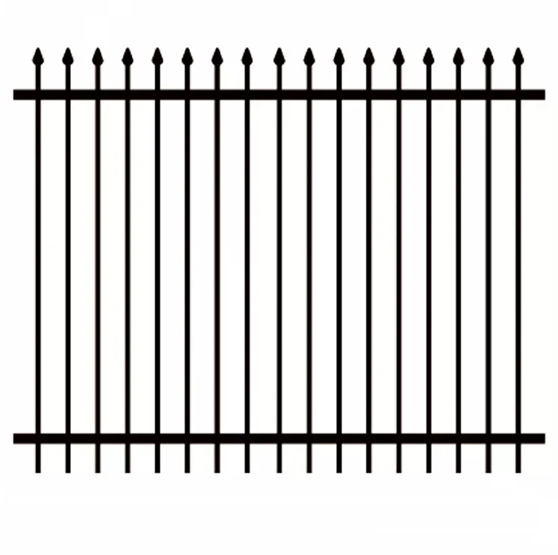 La migliore vendita di recinzione metallica punta della lancia di alta qualità recinzione rivestita in polvere