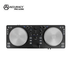 Accuracy Pro Audio DJ003 USB 4-Channel Professional Mini DJ <strong>Controller</strong>/Audio Console Mixer Music Equipment <strong>MIDI</strong> <strong>Controller</strong> - Product Image 1