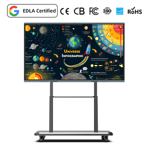 Hushida 65/75/85/86/98/110 inch LCD hiển thị bảng thông minh giá kỹ thuật số bảng trắng thiết bị giáo dục bảng tương tác - Product Image 2
