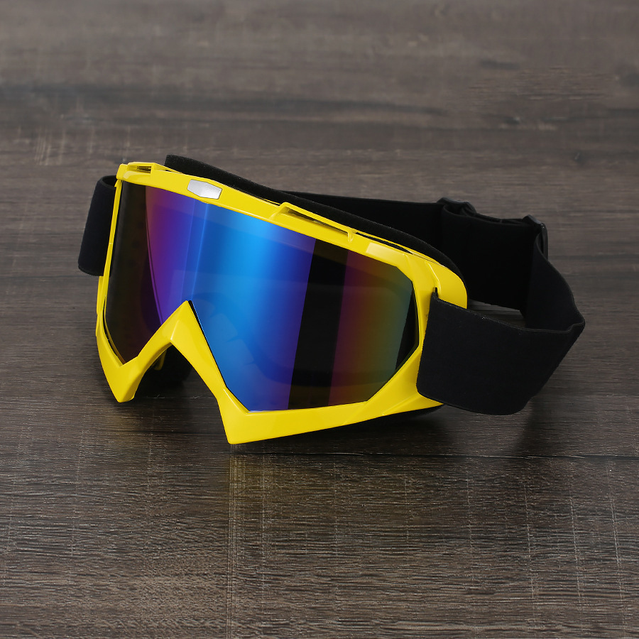 Yellow frame-blue color