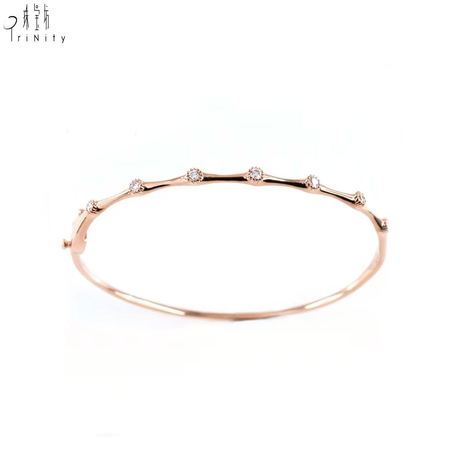 Oro rosa macizo de 18 quilates