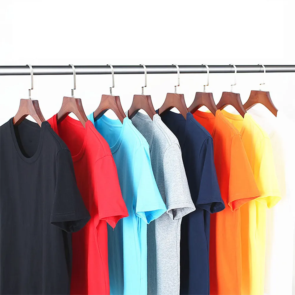 Großhandel 150g Tee Custom Design Siebdruck Stickerei Weiche 100% Baumwolle Casual T-Shirts Regular Men T-Shirts