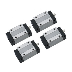 Riel de guía lineal CNC Flang Tipo cuadrado Guía de riel lineal HGH/HGW15/25/30/35/45/55/65 Bloque de riel de guías lineales para CNC - Product Image 1