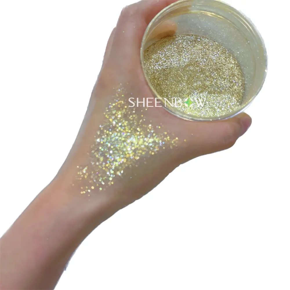 Private Label Oogschaduw Pigment Make-Up Glitter Oogschaduw Poeder Diamant Sparkle
