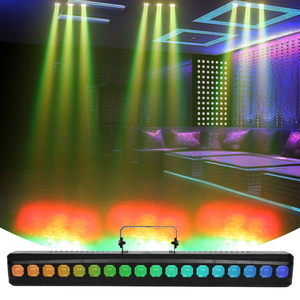 YSH 54W LED DJウォッシュバー18 LEDチェイス機能サウンドアクティブオートDMXコントロールウェディングパーティー用ディスコイベントステージアップライト - Product Image 4
