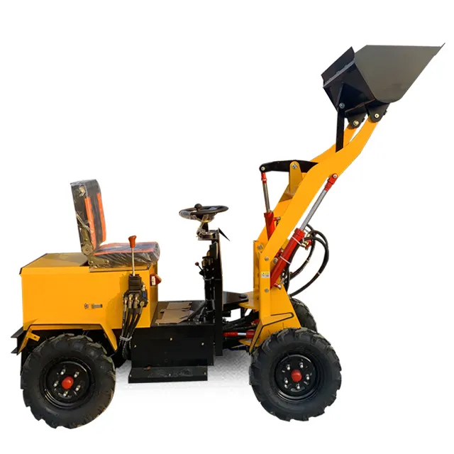 cheapest china smallest electric/diesel wheel loader mini skid steer loader excavator mini loader for sale price