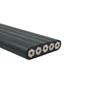 <strong>Customized</strong> Anti-Interference <strong>Control</strong> Cable Shielded Flat PVC LSZH Insulation TVVBP YFFBP for Elevator Power Signal - Product Image 2