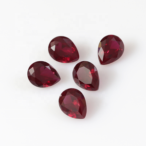 Vendita calda 7*9 millimetri di ruby 8 # pear cut rubino sintetico di colore di pietra rubino corindone pietra allentati della pietra preziosa - Product Image 3