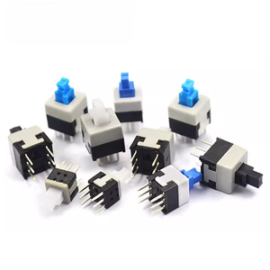 5.8x5.8 7x7 8x8 8.5x8.5mm kendinden kilitleme/kilidini itin dokunsal güç mikro anahtarı 6 Pin düğme anahtarları