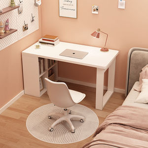 Oem Modern <strong>Simple</strong> Reasonable Price Manager Foldable Office <strong>Computer</strong> Corner <strong>Desk</strong> with Bookshelves and Power Outlet for Household - Product Image 2