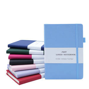 Cuaderno de bolsillo A5-Bloc de notas minimalista de color macarrón con diseño estético alto para uso diario y de oficina - Product Image 1