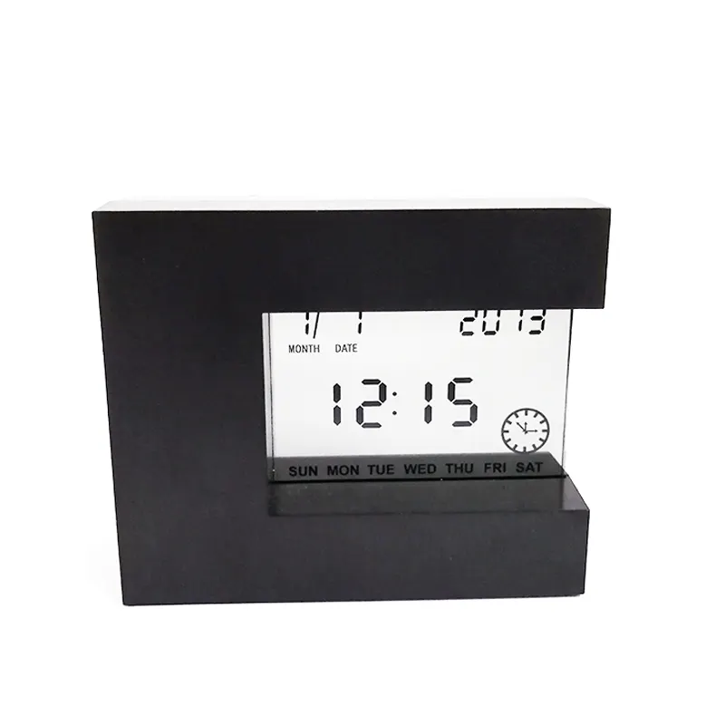 Hot Digital Table Timer Wecker LCD-Uhr Anzeige Jahr Monat Datum Temperatur Count Up Hintergrund beleuchtung BSCI Factory