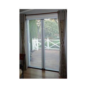 Moskito netz Einziehbares Sicherheits gitter Fiberglas-Mesh-Tür PVC-Profil Mesh Screen Garagentor Roll Up