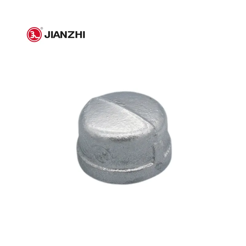 Jianzhi popular factory multiple specifications Wholesale black Pipe Fittings Plumbing Reducing Elbow Nipple CAP