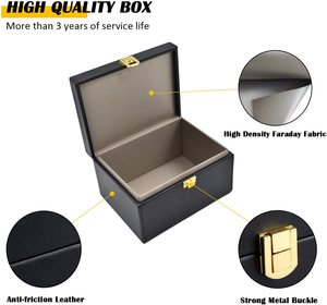 Faraday anahtarlık koruyucu kutusu, RFID sinyal engelleme kutusu, Faraday kutusu sinyal engelleme koruyucu kutusu araba anahtarı - Product Image 5