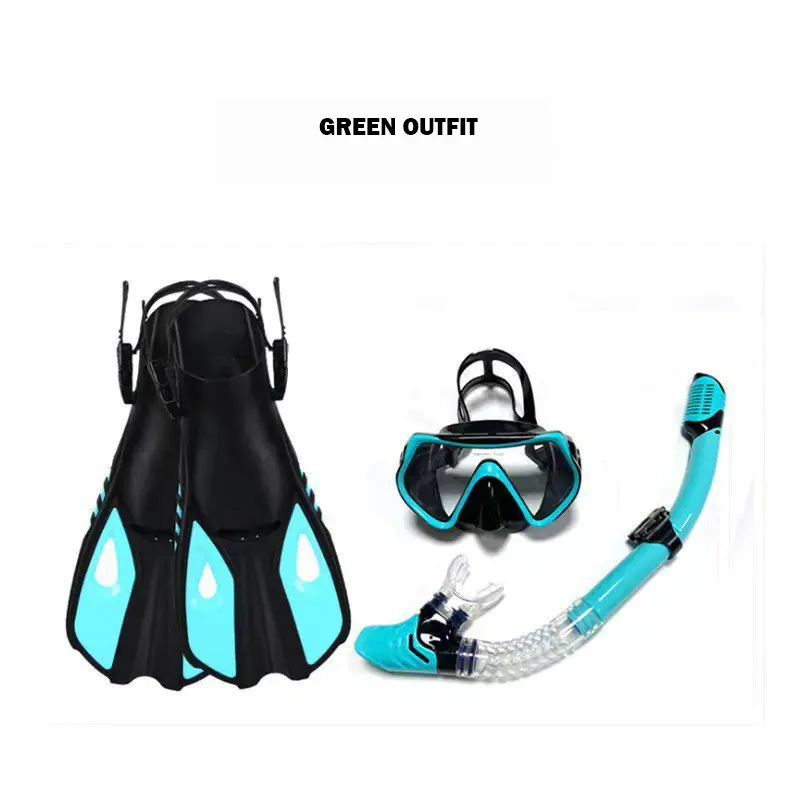 Masker snorkel anti kabut, peralatan selam Gratis sirip untuk snorkel masker kacamata desain populer