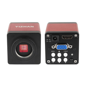 Zoom 3.5- 90x HD kamera trinoküler Stereo mikroskop 10.1-inç LCD dijital VGA H-D-M-I kamera 2X 0.5X objektif Lens LED ışık - Product Image 3
