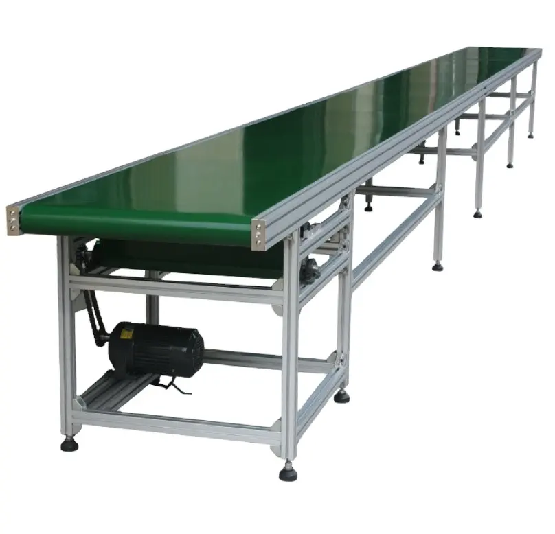 Industrial belt conveyor for products transportation feeding belt conveyor for logistics industry