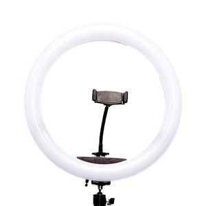 Kumeixun 10 inç (25.4cm) canlı akış ve youtube videoları için Tripod ve halka ışık ile telefon tutucu Led, kısılabilir masaüstü Ma - Product Image 1
