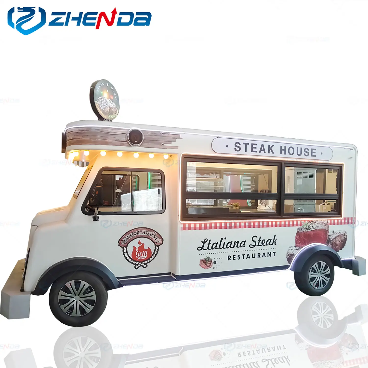 New design mobile bar food truck/ fried skewers fast food truck fully equipped for sale/car used