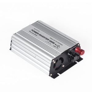 Inversor de onda sinusoidal modificada por E-LION, 400W, CC de 12 V o CC de 24 V, entrada a ca de 110V, salida de 60Hz con enchufes duales y USB - Product Image 3