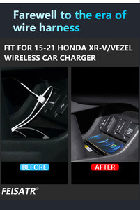 Honda için 2015-2021 için kablosuz şarj cihazı/HR-V/XR-V-hızlı şarj pedi aksesuarı - Product Image 5