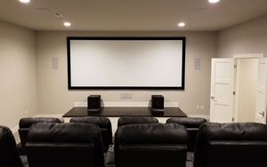 Pantalla de proyección de marco fijo: material de alta ganancia/rechazo de luz ambiental (ALR) de 140 ", pantalla montada en la pared/techo - Product Image 2