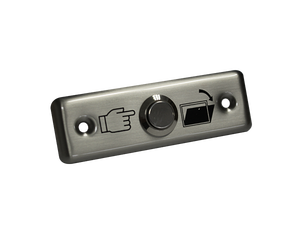 Pulsante Xbutton 1 uscita con circuito di precisione laccato in acciaio inox NO/COM per interruttori a pulsante per blocco porta - Product Image 6