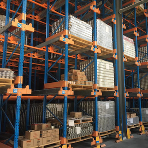 Sistema de estanterías de lanzadera de acero de alta capacidad de carga Estante de lanzadera de paleta automático Estante de almacén de almacenamiento de alta resistencia - Product Image 1