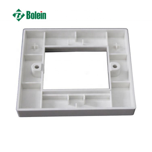 Euro UK Faceplate con Keystone Shutter Fascia Angle femmina RJ45 Compact Dual Gang Web Wall Switch - Product Image 5
