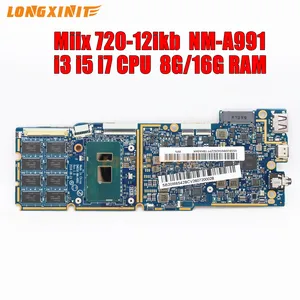 Lenovo Ideapad Miix 720-12IKBタブレットラップトップマザーボード用NM-A991 CPU I5 I7 DDR 8GB 16GB 100% テスト済み - Product Image 2