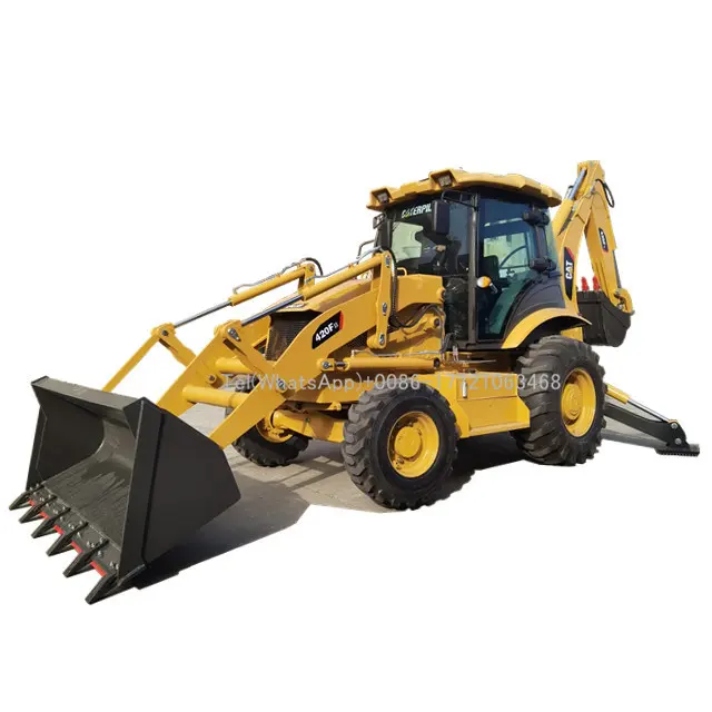 4x4 a utilisé la chargeuse-pelleteuse Caterpillar 420F 420E à vendre, pelleteuse CAT 420 d'occasion bon marché à bas prix